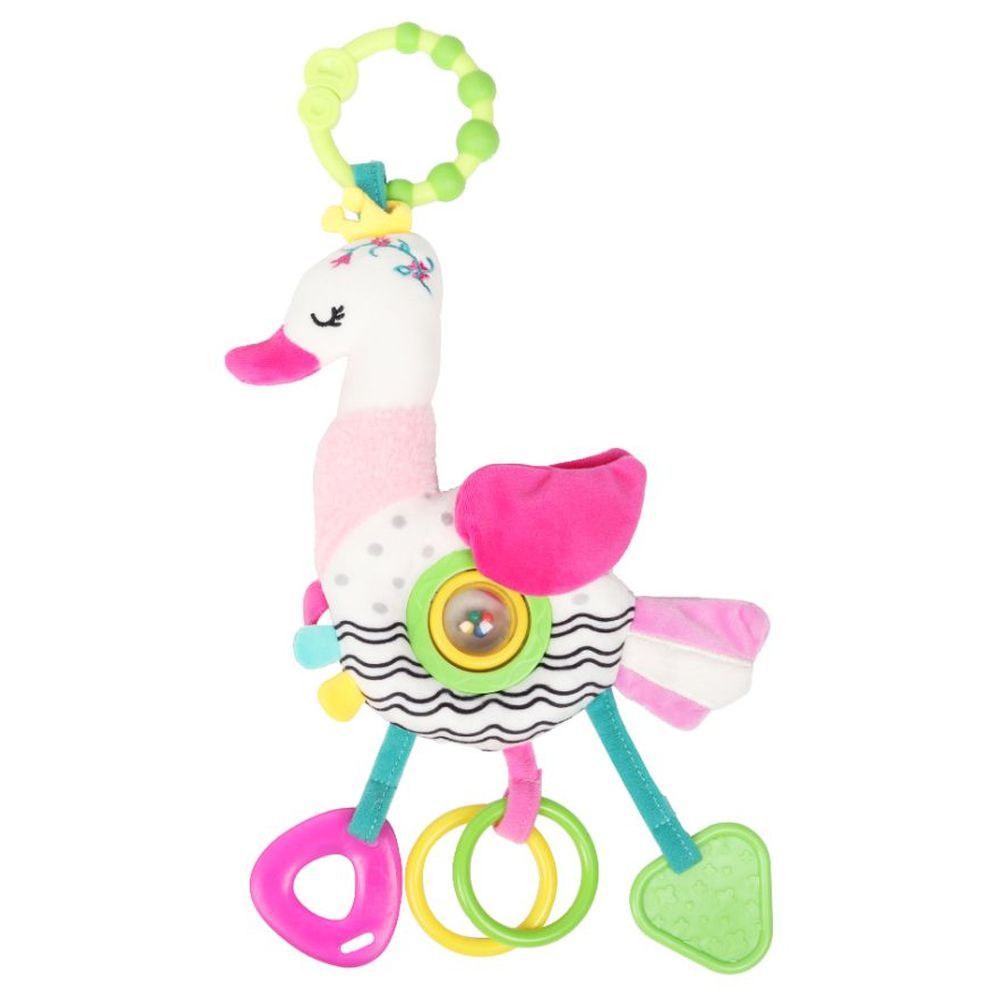 Little Angel - Baby Stroller Plush Hanging Mobile Rattle Toy - Pink