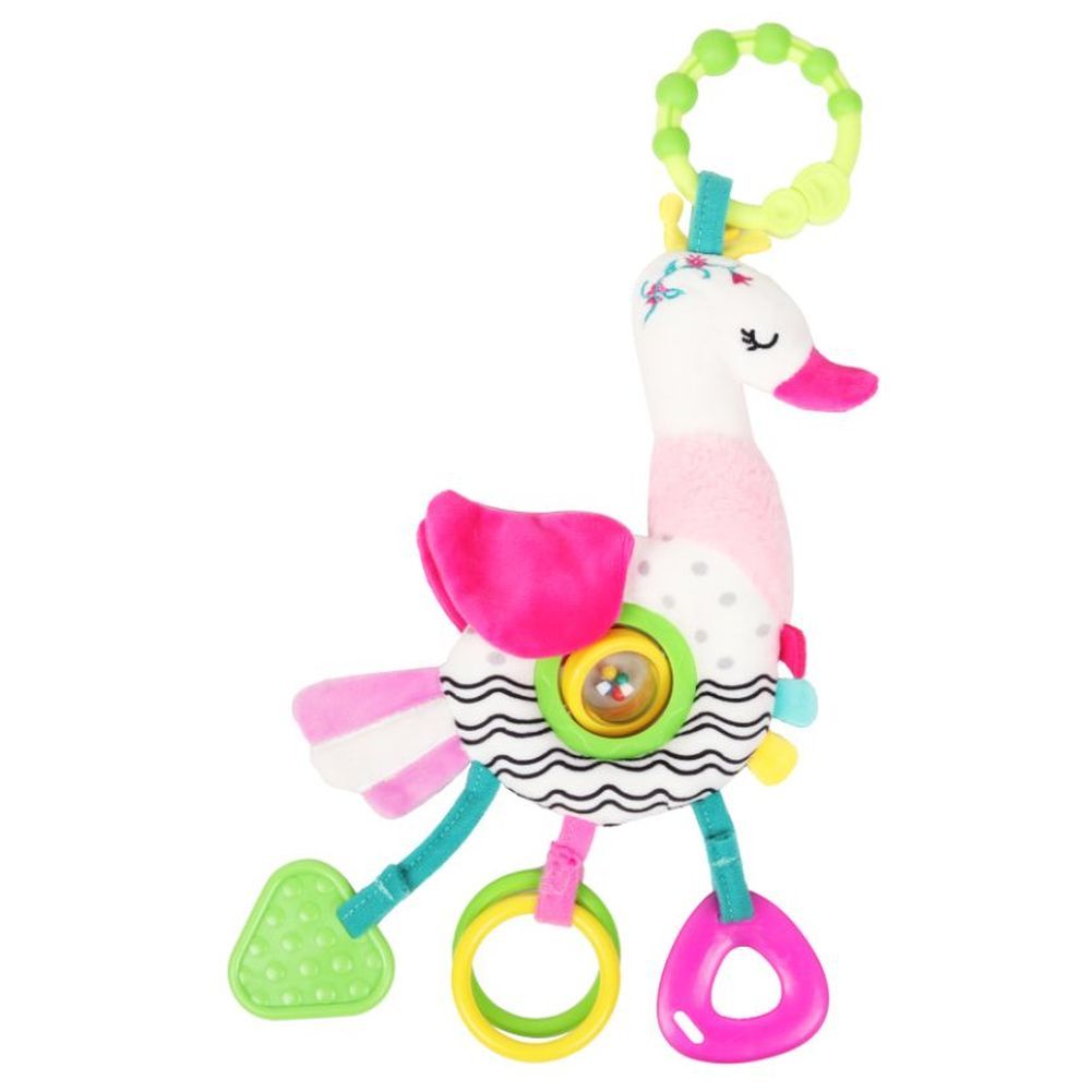 Little Angel - Baby Stroller Plush Hanging Mobile Rattle Toy - Pink