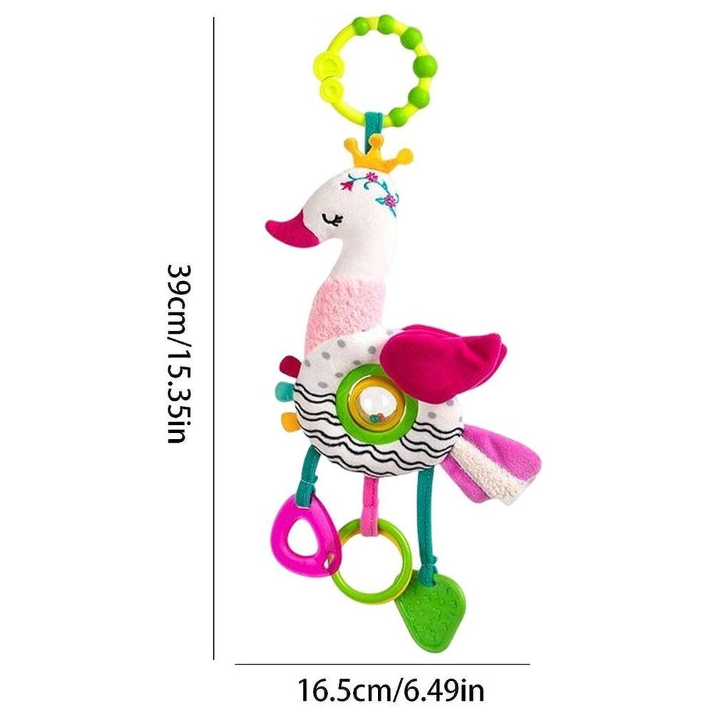 Little Angel - Baby Stroller Plush Hanging Mobile Rattle Toy - Pink