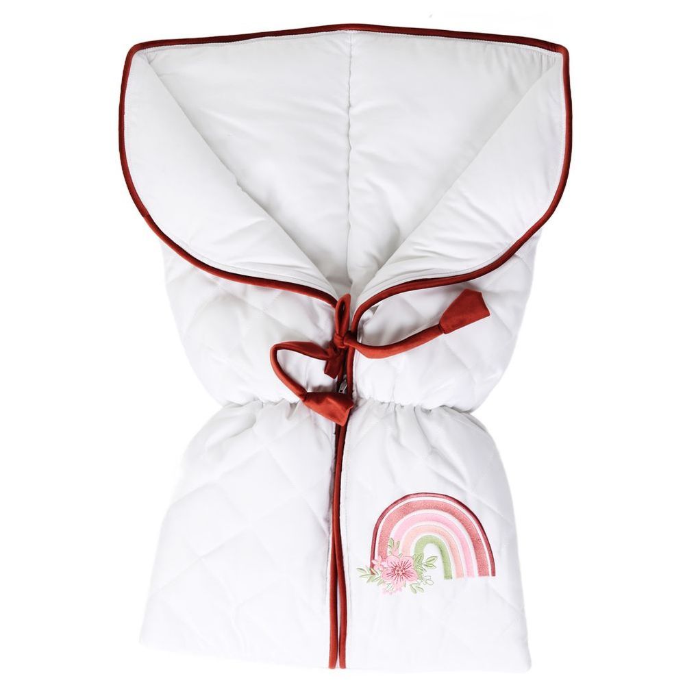 Little Angel - Baby Sleeping Bag - White/Red