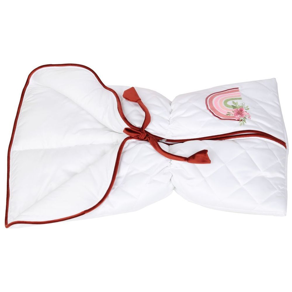 Little Angel - Baby Sleeping Bag - White/Red