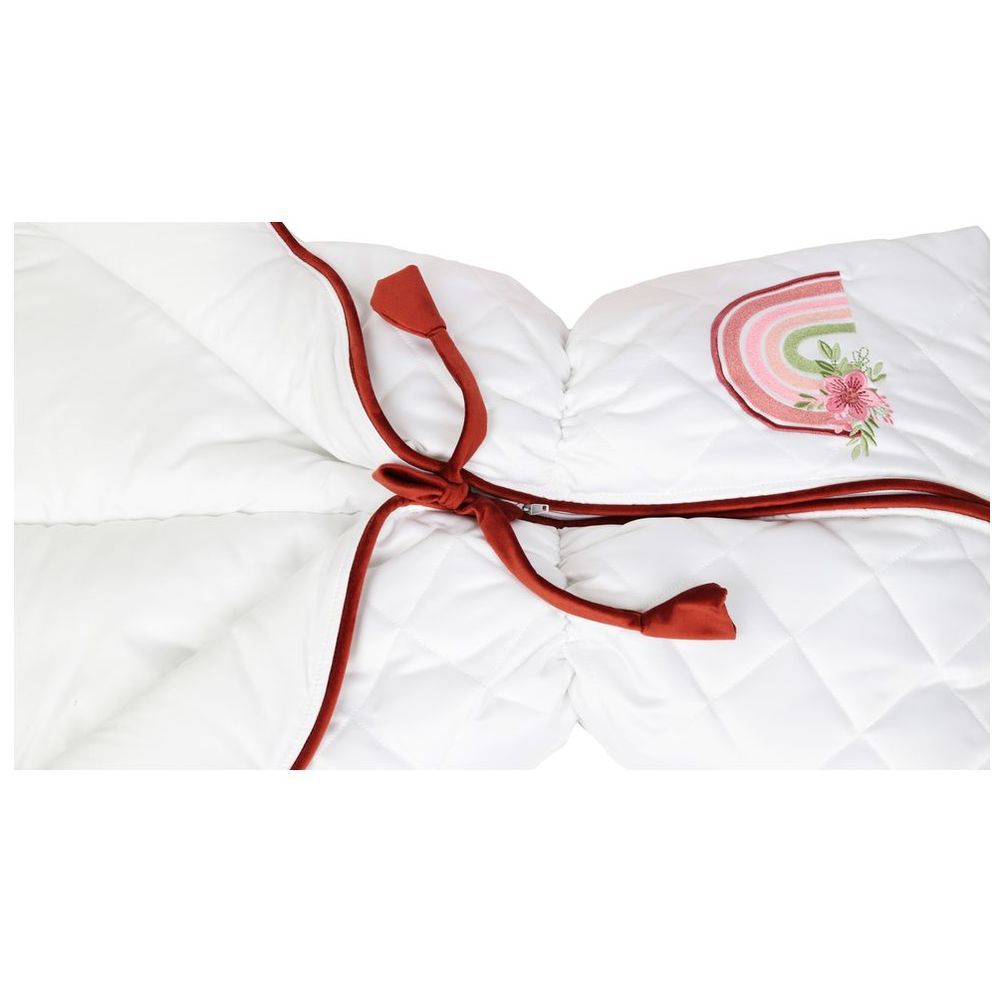 Little Angel - Baby Sleeping Bag - White/Red