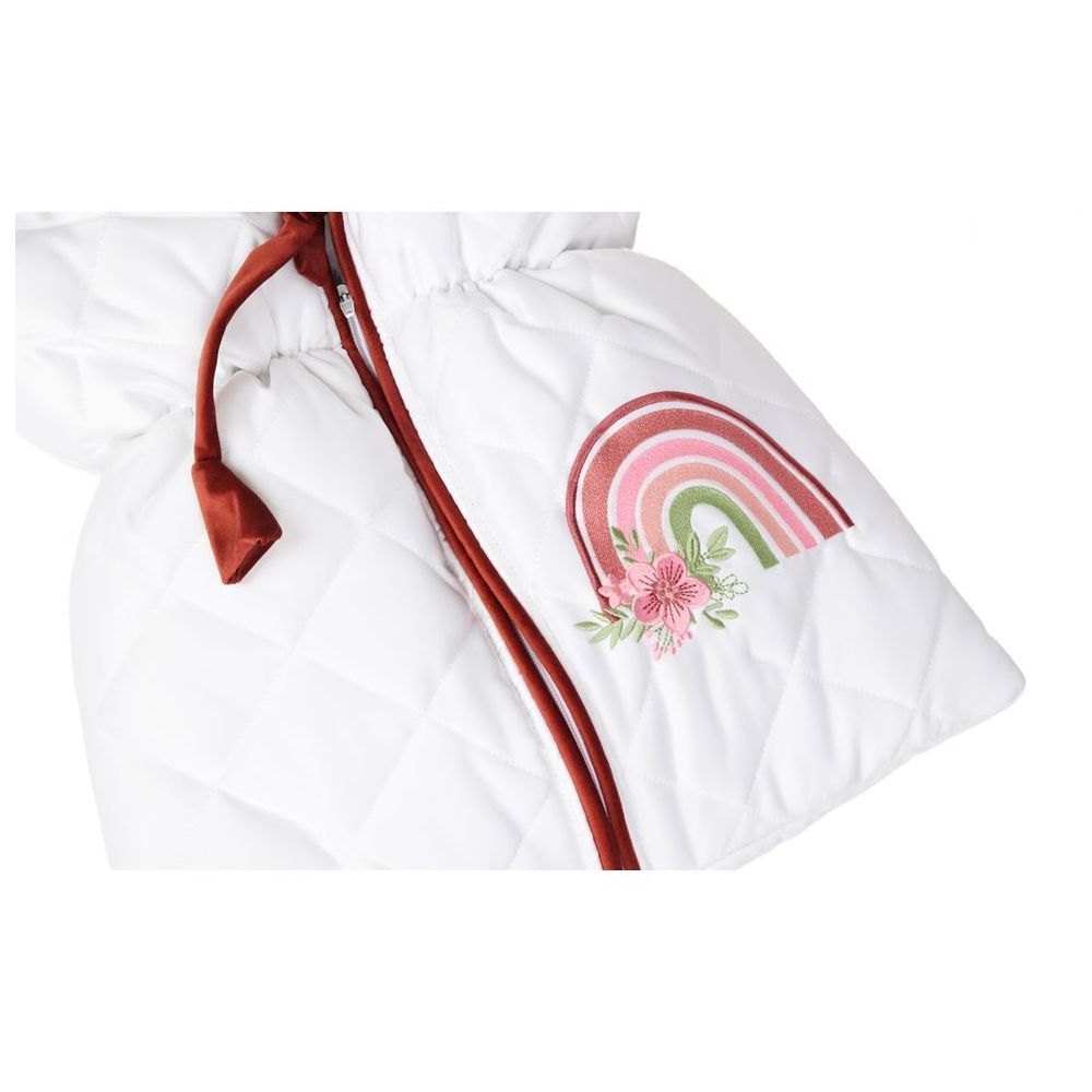 Little Angel - Baby Sleeping Bag - White/Red