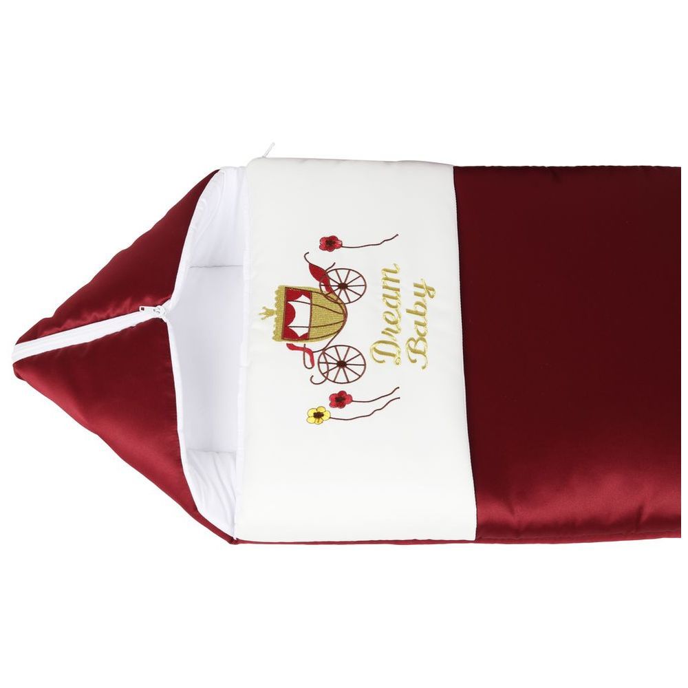 Little Angel - Baby Sleeping Bag - Red/Cream