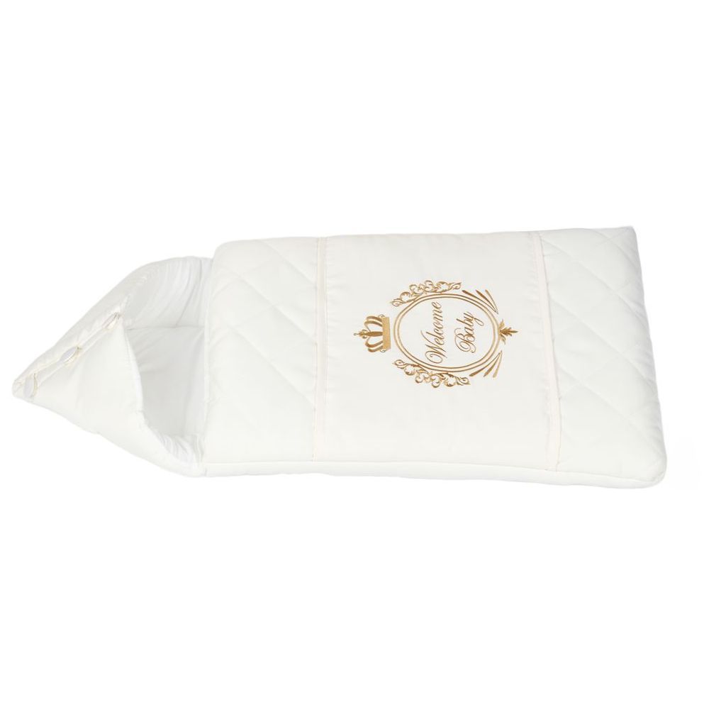 Little Angel - Baby Sleeping Bag w/ Baby Bag - Cream/Gold