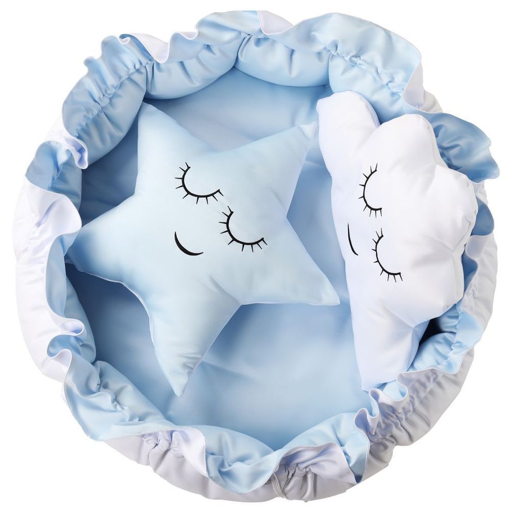 Little Angel - Baby Sleeping Nest Pod - Blue