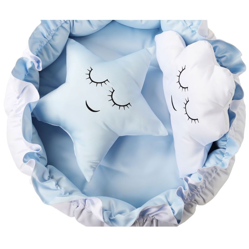 Little Angel - Baby Sleeping Nest Pod - Blue