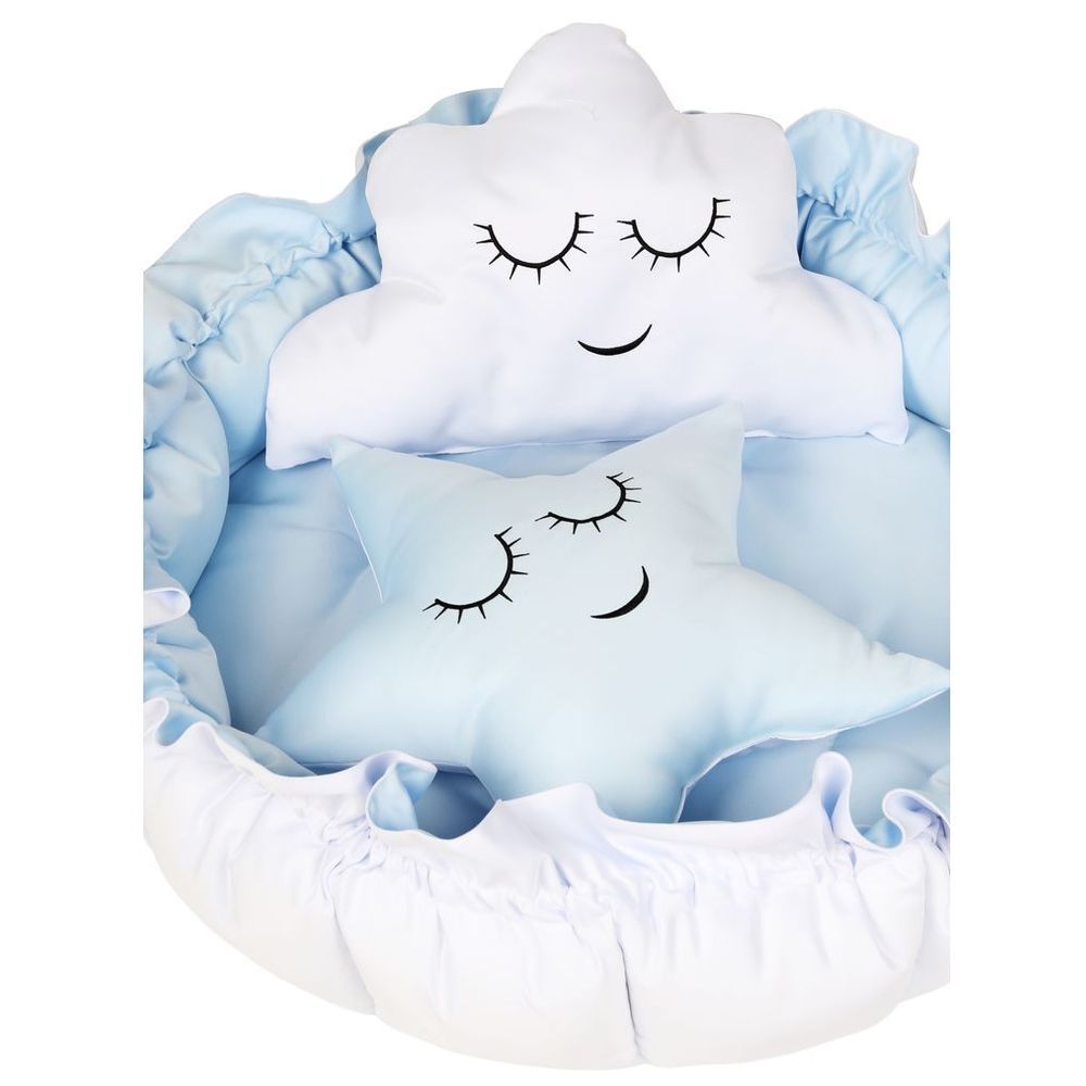 Little Angel - Baby Sleeping Nest Pod - Blue