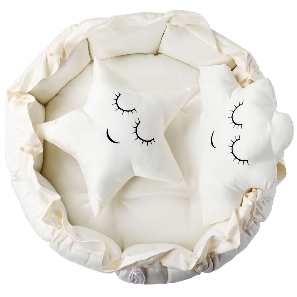 Little Angel - Baby Sleeping Nest Pod - Cream