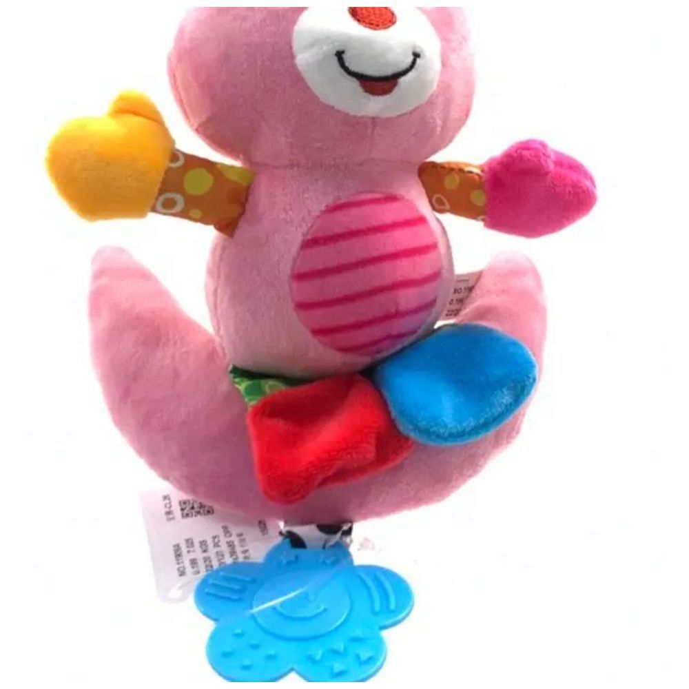 Little Angel - Baby Stroller Plush Hanging Mobile Rattle Toy - Bunny - Pink