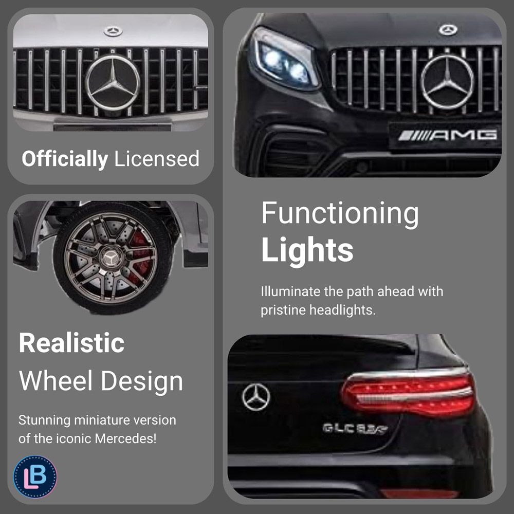 Lovely Baby - Mercedes Benz GLC AMG Ride-On Car - Black