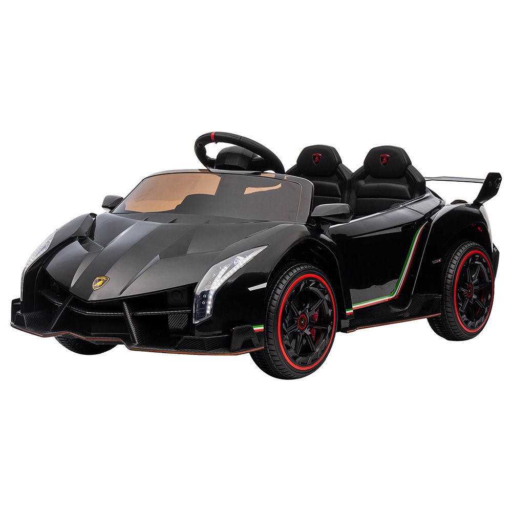 Lovely Baby - Lamborghini Veneno Ride-On Car - Black