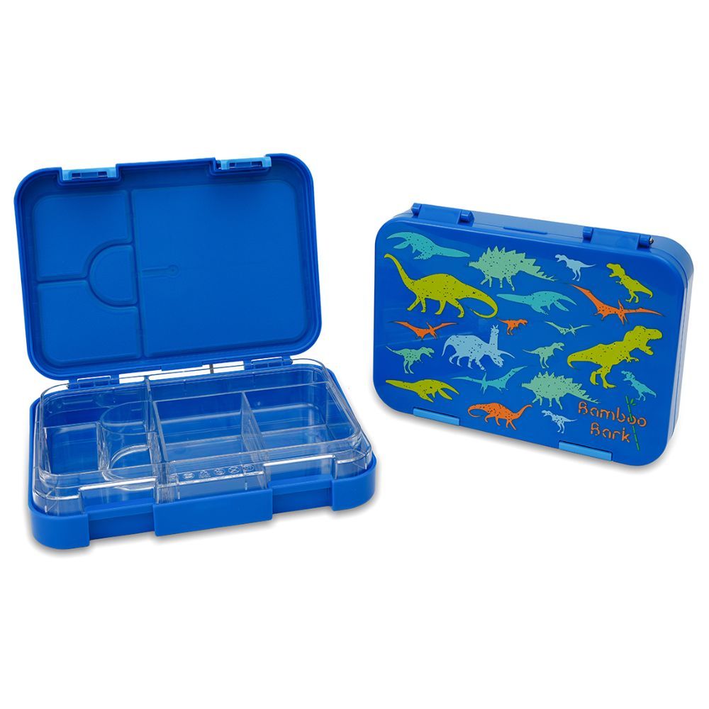 Bamboo Bark - 4/6 Compartment Lunch Box - Dinosaur