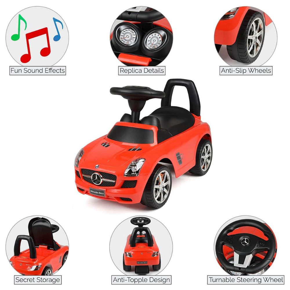 Lovely Baby - Mercedes SLS AMG Push Car - Red