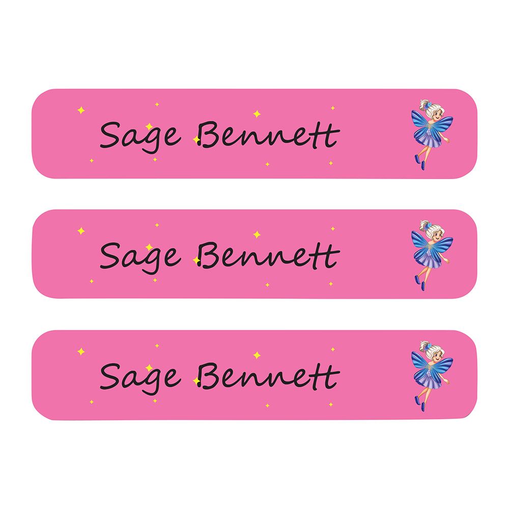 Ladybug Labels - Personalized Waterproof Large Labels - Little Fairy - 30pcs