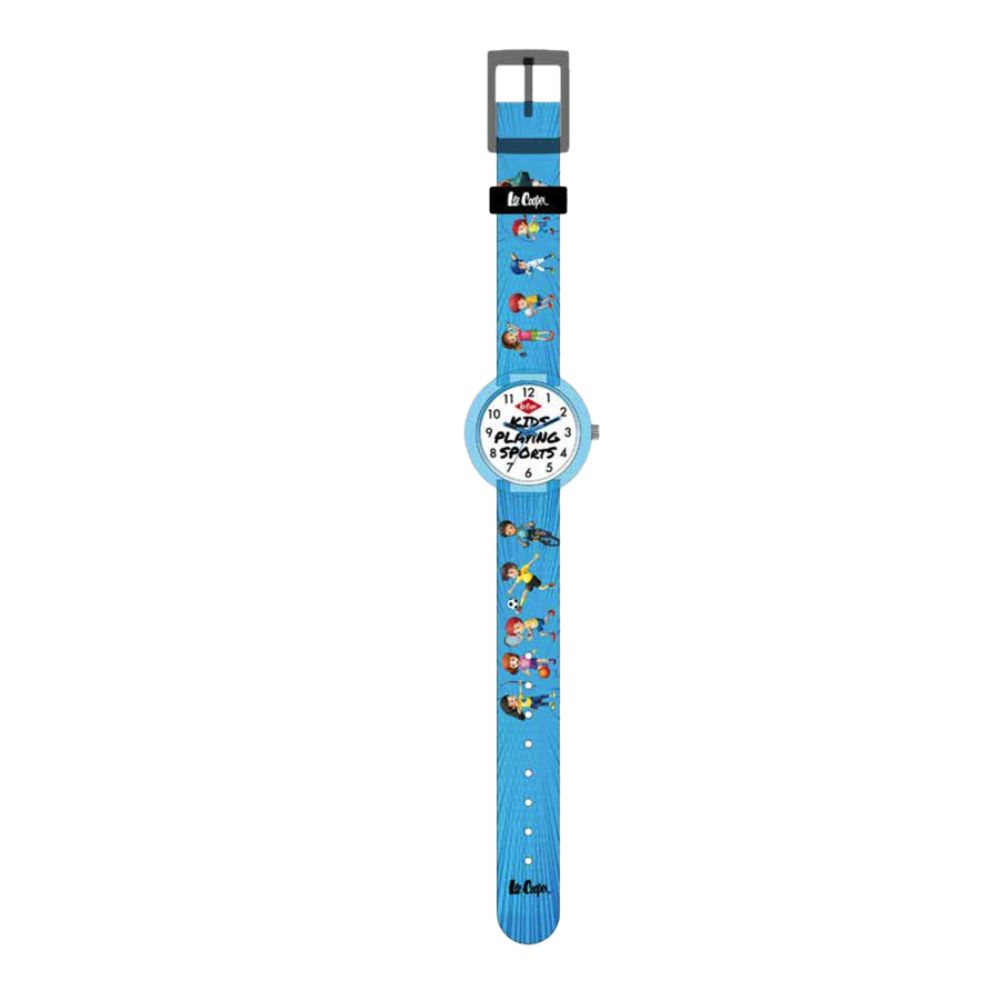 Lee Cooper - Kids White Dial Analog Watch - Blue - 30 mm