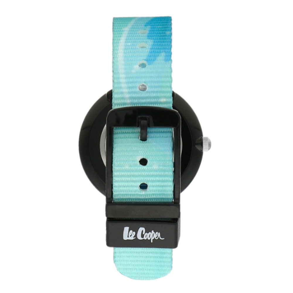 Lee Cooper - Kids Black Dial Analog Watch - Blue/Green - 33 mm