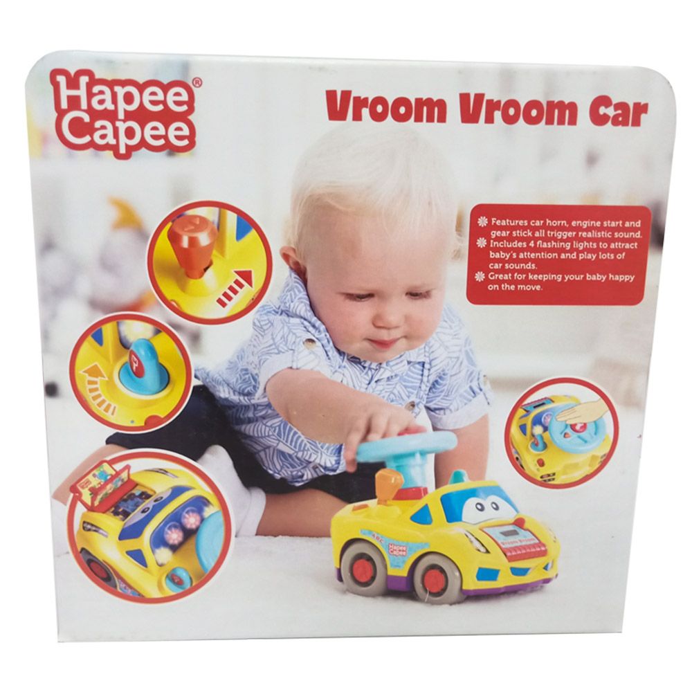 HapeeCapee - Vroom Vroom Car Toy