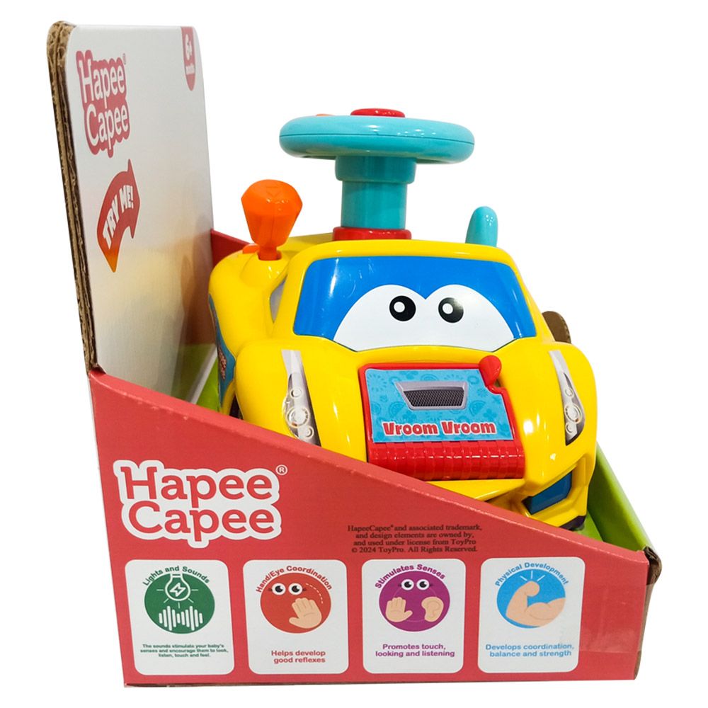 HapeeCapee - Vroom Vroom Car Toy