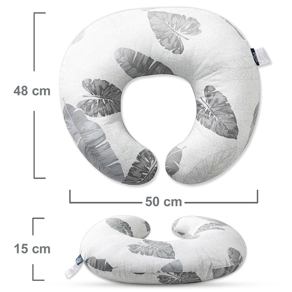 ليتل ستوري - وسادة الرضاعة للأطفال - أوراق شجر