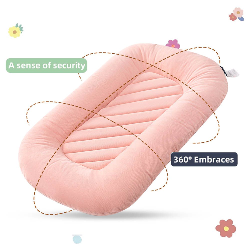 Little Story - Portable Lounger Sleeping Pod - Pink