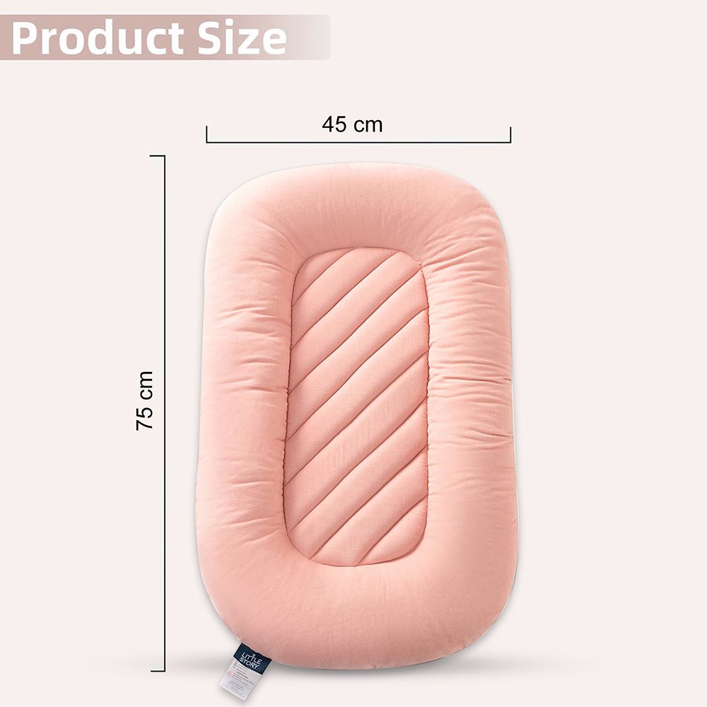 Little Story - Portable Lounger Sleeping Pod - Pink