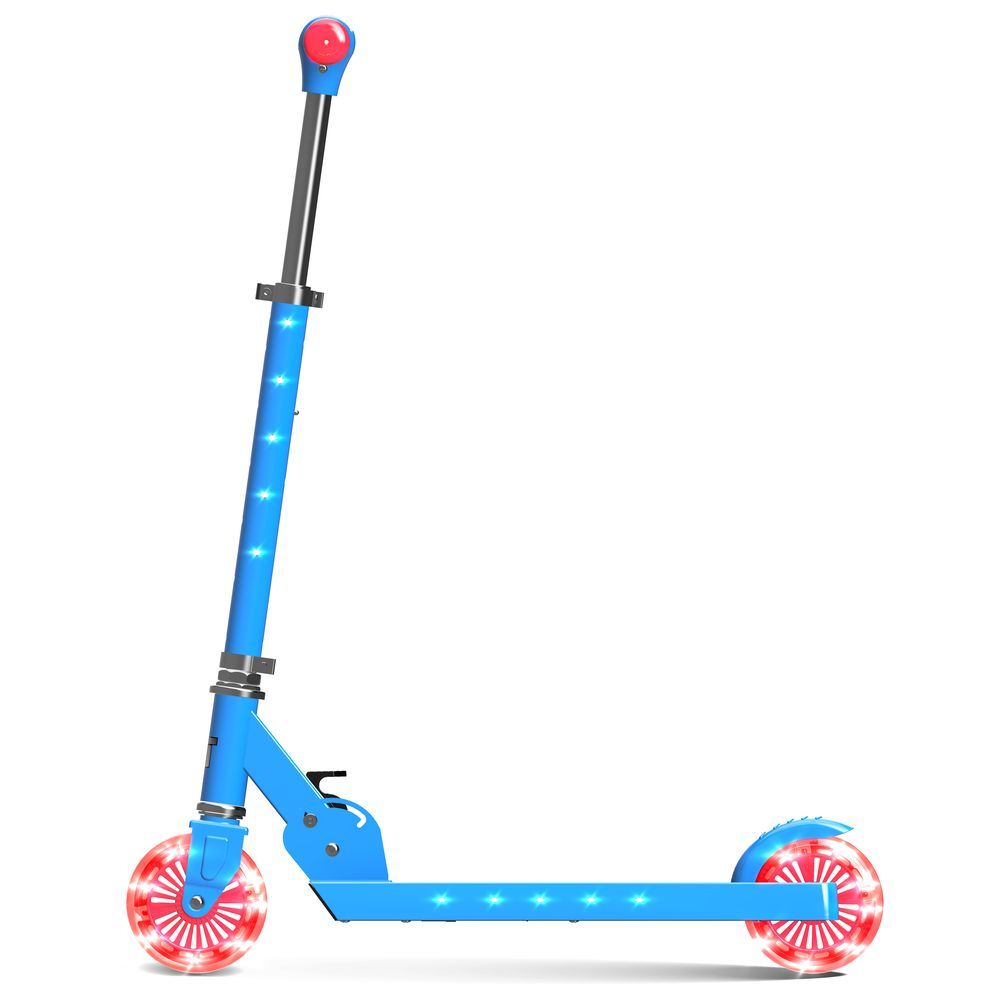 Spartan - Lit Starship LED Light-Up Kick Scooter - Marina Blue