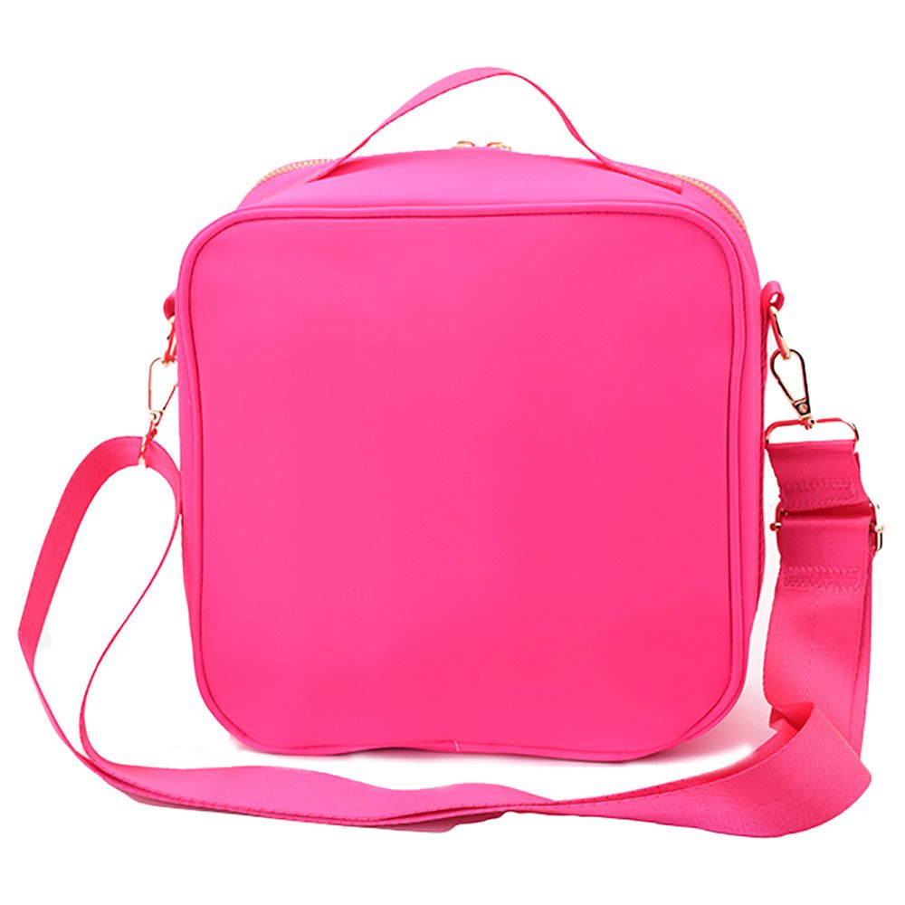 The Happy Tribe - Personalised Lunch Bag - Neon Pink