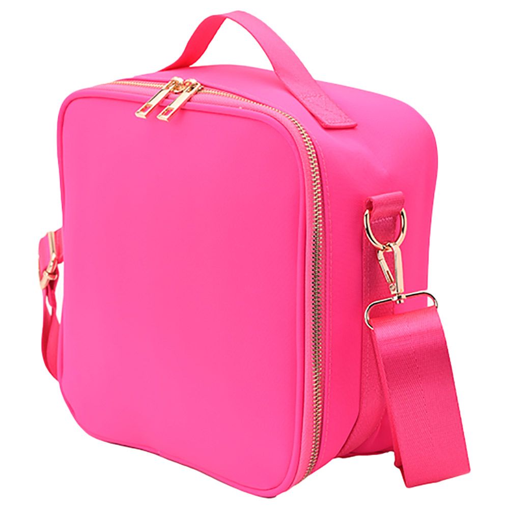 The Happy Tribe - Personalised Lunch Bag - Neon Pink