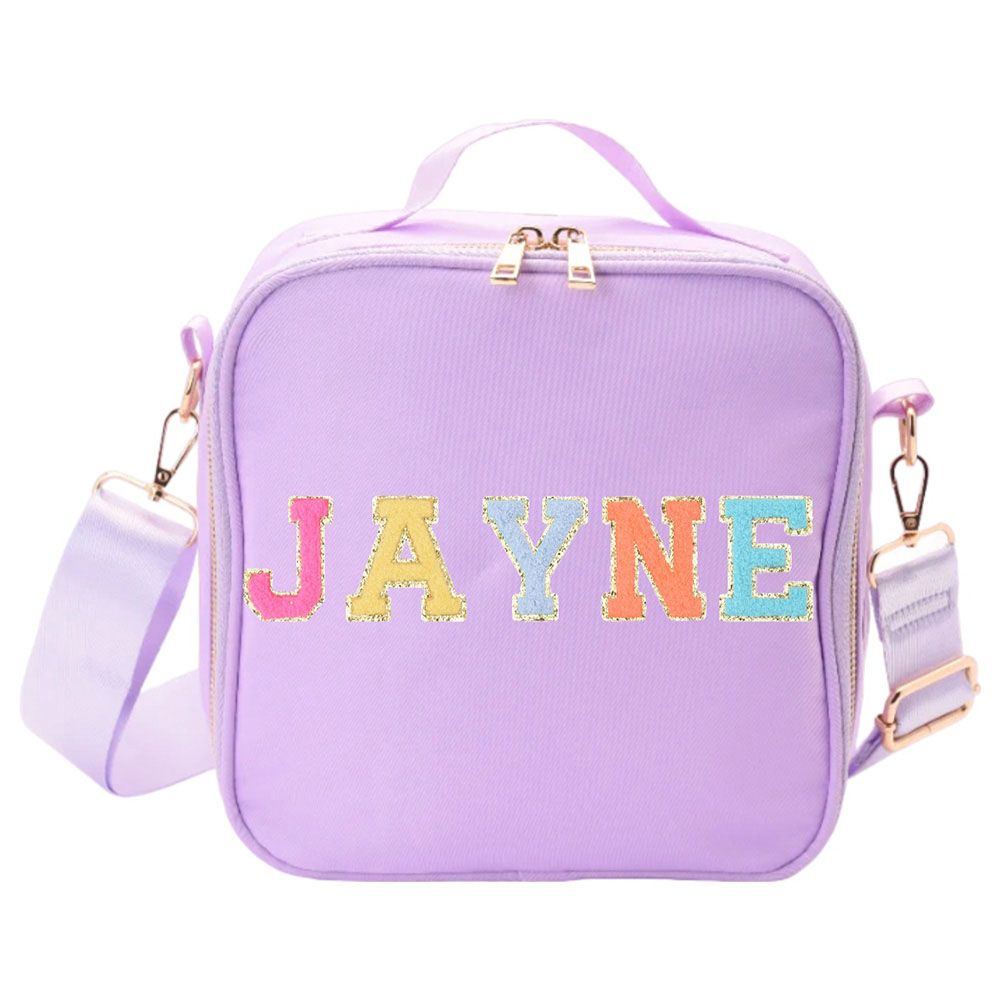 The Happy Tribe - Personalised Lunch Bag - Lilac