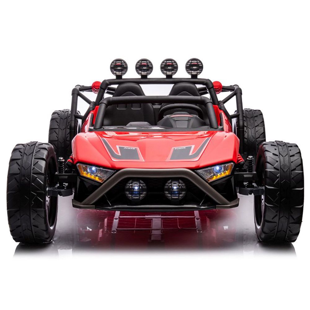 Megastar - 24V Super Slash Monster 2 Seater Ride On Car - Red