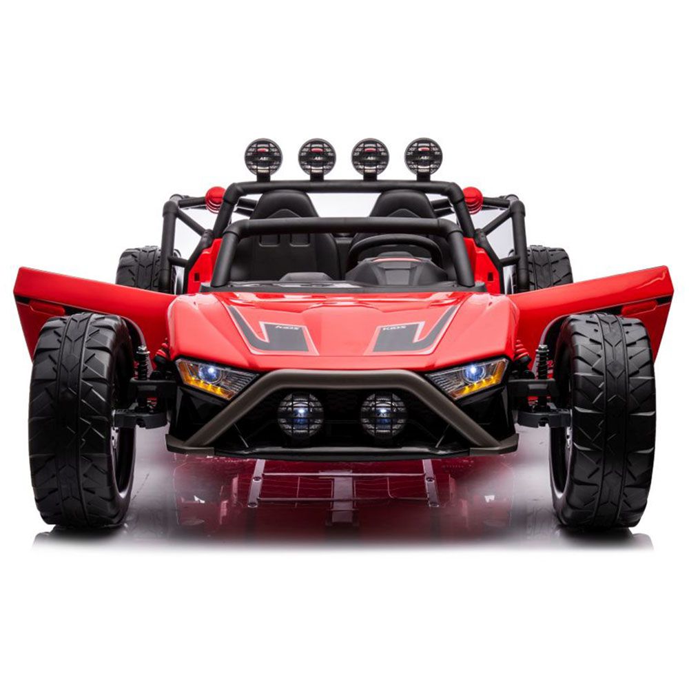 Megastar - 24V Super Slash Monster 2 Seater Ride On Car - Red