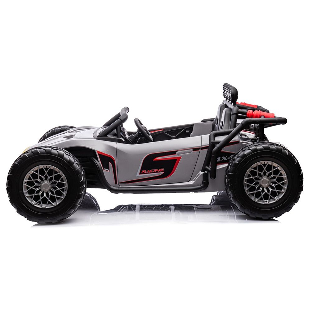 Megastar - 24V Super Slash Monster 2 Seater Ride On Car - Grey