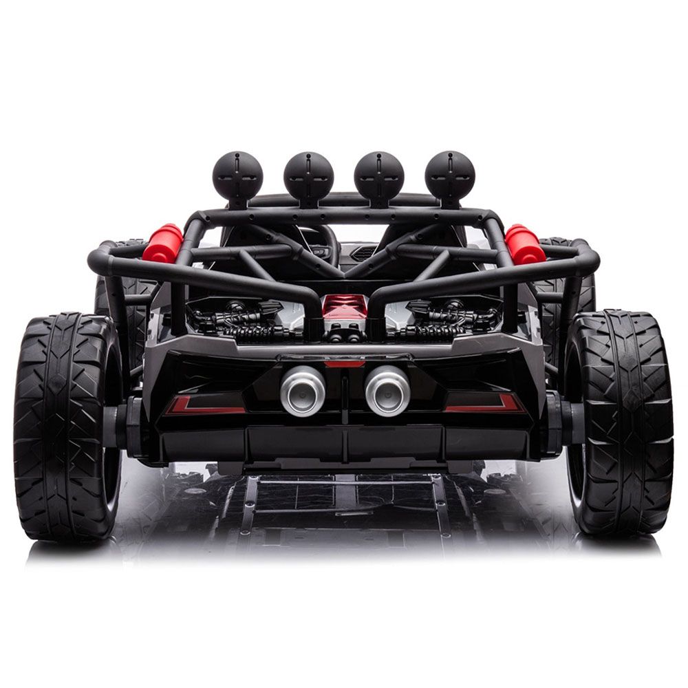 Megastar - 24V Super Slash Monster 2 Seater Ride On Car - Grey