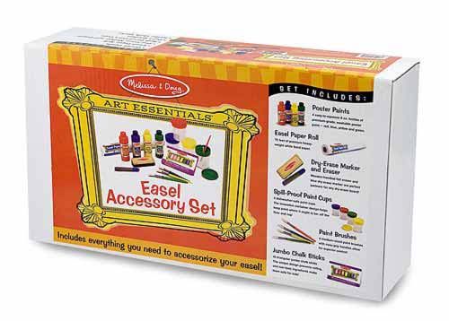 Melissa & Doug Easel Paints & Accessory Set - 29pcs