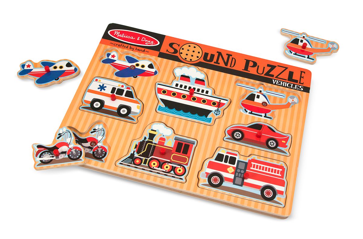 Melissa & Doug Vehicles Sound Puzzle