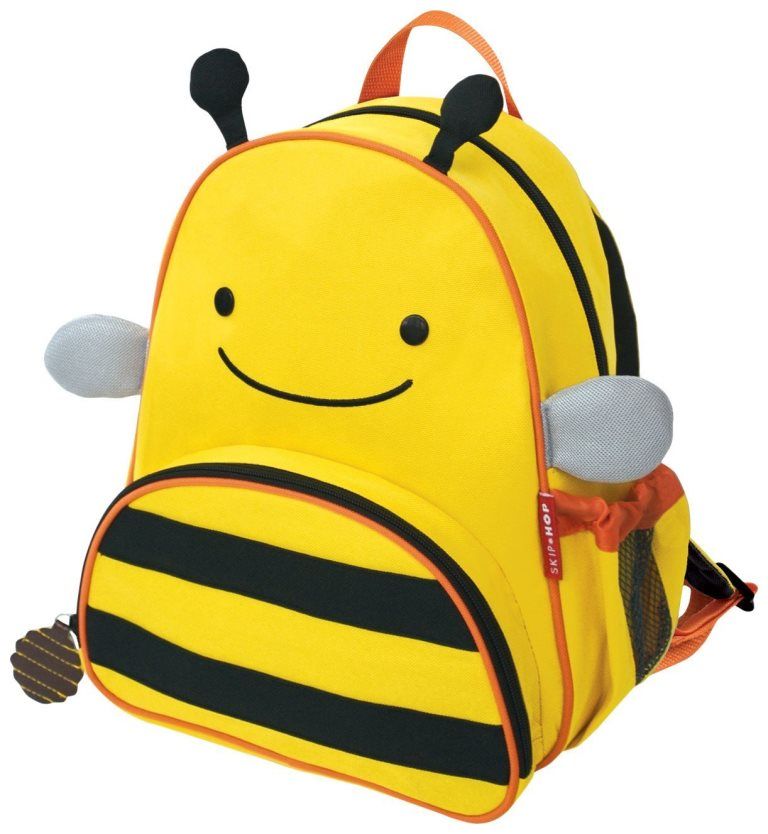 SkipHop Zoo Backpack, Bee - 12.5 Inch