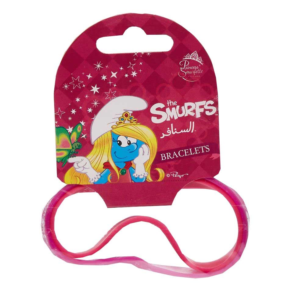 Smurfs - Silicone Bands - Pink, Pack of 2