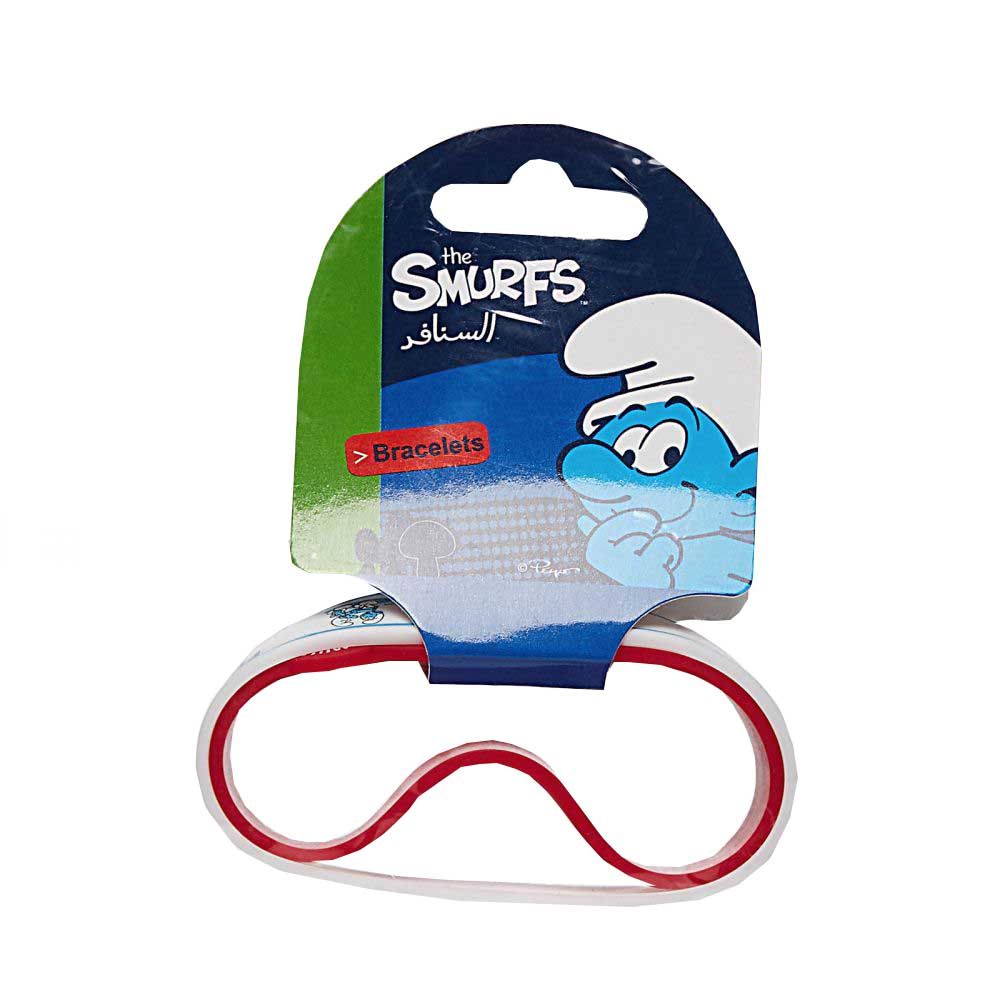 Smurfs - Silicone Bands - White & Red, Pack of 2