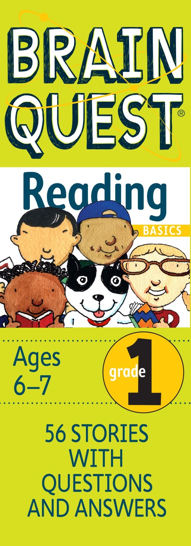 كتاب الأطفال التعليمي "Brain Quest Grade 1 Reading Basics"