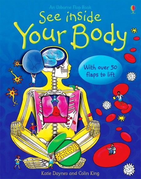 كتب أسبورن-  كتاب استكشف جسمك "Flap Book See Inside Your Body"  