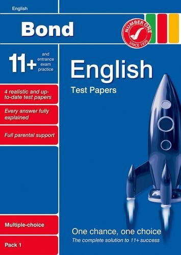  كتاب الأوراق المتعددة للغة الانجليزية "Oxford Books Bond 11 Test Papers English Multiple Choice Pack 2"من كتب اكسفورد