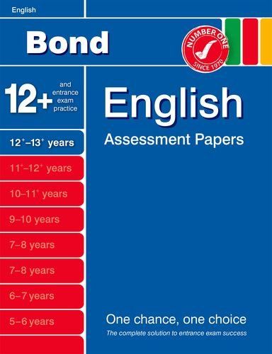 Oxford Books - Bond English Assessment Papers 12+-13+ Years