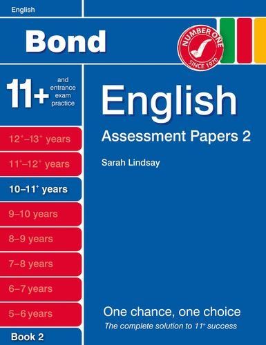 كتاب أوراق تعلم الانجليزية Bond English Assessment Papers 2 10