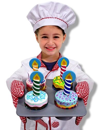 Melissa & Doug Bake & Decorate Cupcake Set