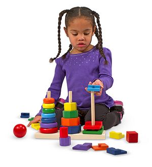 Melissa & Doug Geometric Stacker