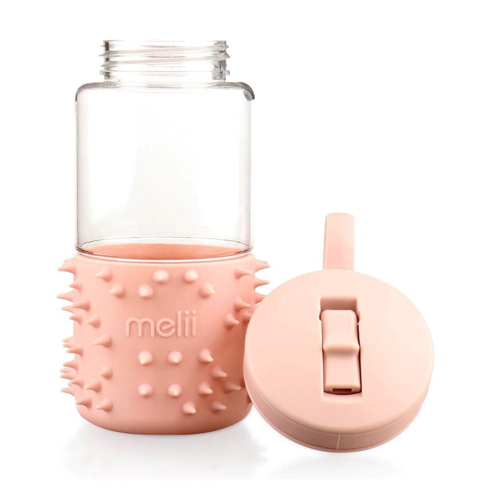 Melii - Spikey Water Bottle - 17oz - Pink