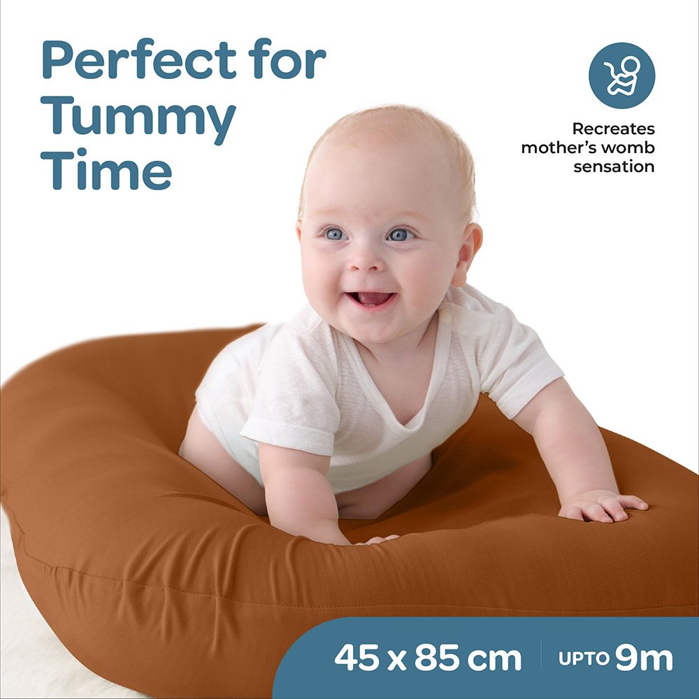 Moon - Baby Lounger - Brown w/ 20pcs Disposable Under Pads