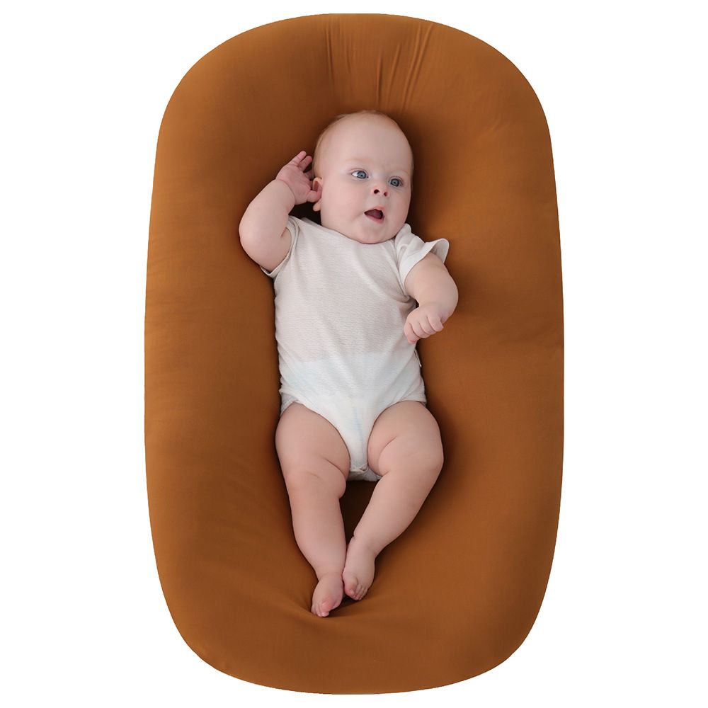 Moon - Baby Lounger - Brown w/ 20pcs Disposable Under Pads