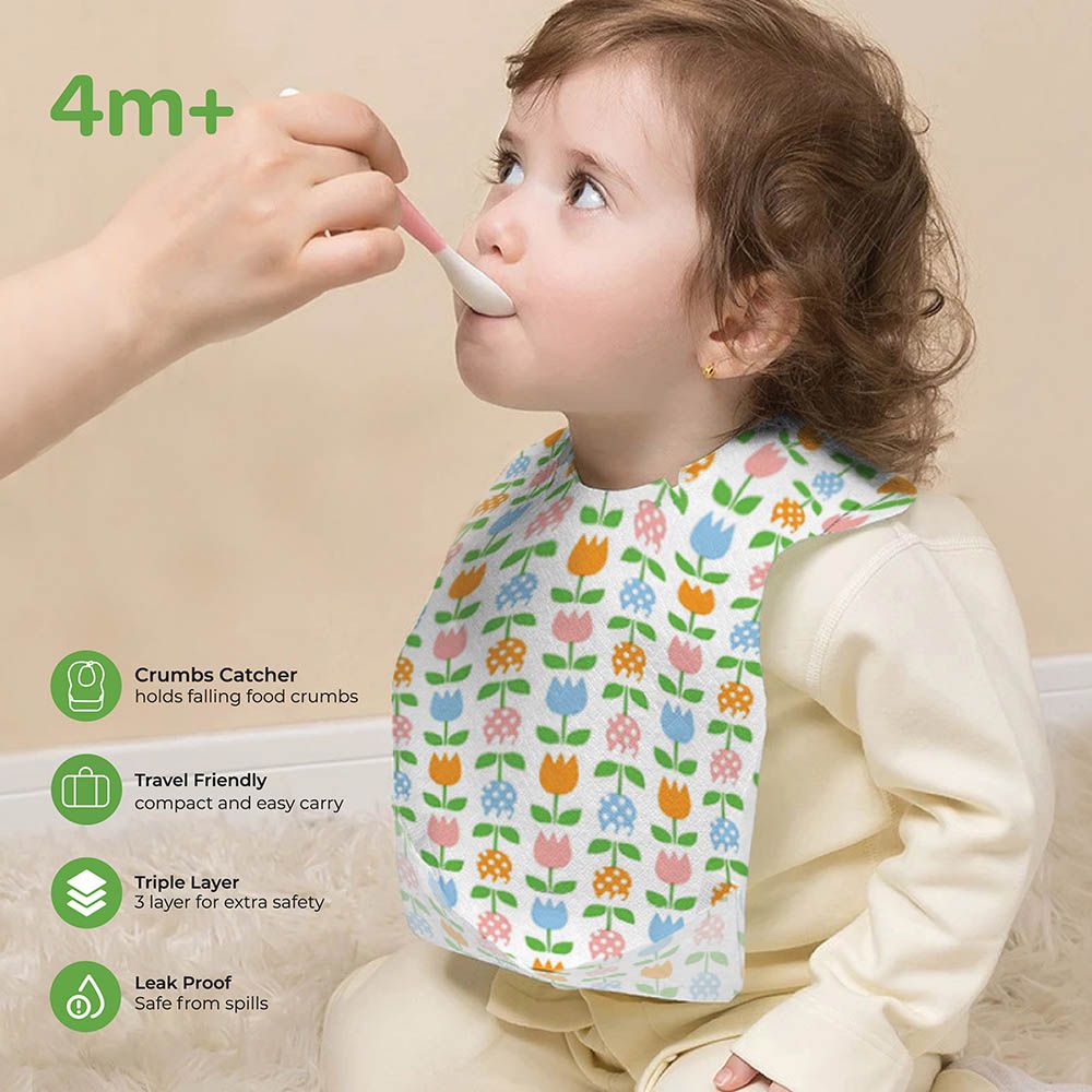 Moon - Baby Grooming Kit w/ 24pcs Disposable Baby Bibs